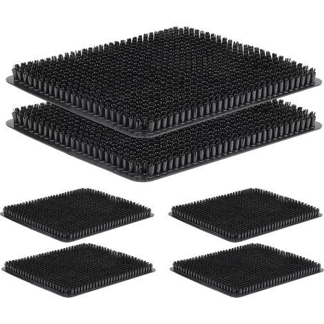 Juego de césped artificial negro para gallineros – 6 esteras para nidos (1/5)