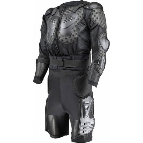 Breathable Protective Suit, Adjustable Armor, Motorcycle Clothing, Motocross, Black, M (1/2)
