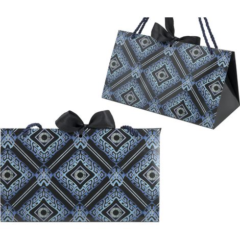 Juego de 6 bolsas decorativas - Estampado geométrico (carmani) (1/4)