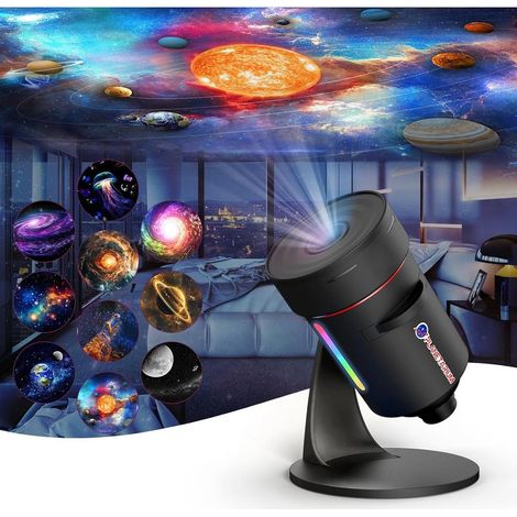 Projecteur Ciel Etoile Galaxie,Galaxy Projector Pour Chambre à Coucher,Projecteur De PlanéTarium Hd,NéBuleuse Rotative à 360° Avec Bouton RéGlable Et Minuterie Pour Les Enfants (1/5)
