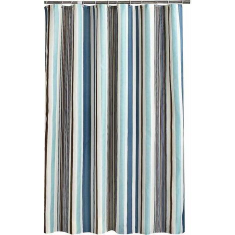 Tenda da doccia 200x240 cm (LxA), tenda da doccia antimuffa, fodera in morbido tessuto di poliestere, tenda da bagno, design elegante per bagno e toilette. (1/4)