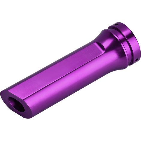 Gaine de levier de frein à main universelle en aluminium pour voiture, protège-poignée violet, manchon de frein de stationnement (1/5)