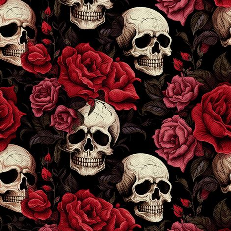 Tela decorativa para exteriores Oxford - Motivo de calavera I DX4338 (1/5)