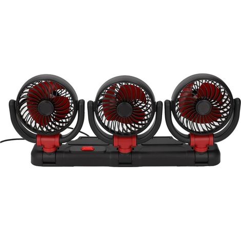 Jeffergarden Ventilateur à Triple Tête avec Support de Téléphone (1/5)