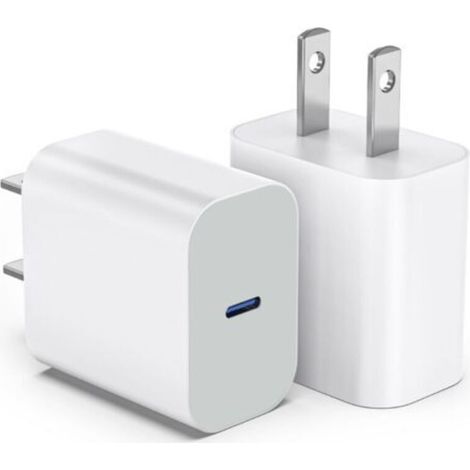 Chargeur USB-C 20 W pour iPhone 17/16 – Chargeur mural à charge rapide avec adaptateur secteur USB-C pour iPhone 17/16/16 Pro Max/16 Plus/15/14/13/12/11/Xs/X et iPad Pro (1/5)
