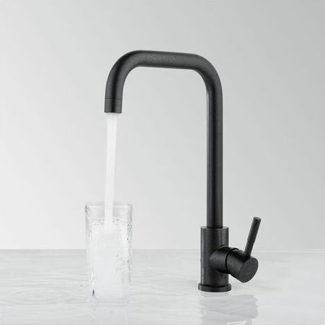 MAGIC Black Pearl Kitchen Faucet, 360° Flexible Swivel Sink Mixer Tap, Kitchen Taps in 304 Stainless Steel Corrosion Resistant Baking Paint (1/5)