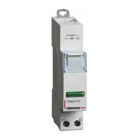 BTIFN40V110 Portalampada per segnalazione con Led verde