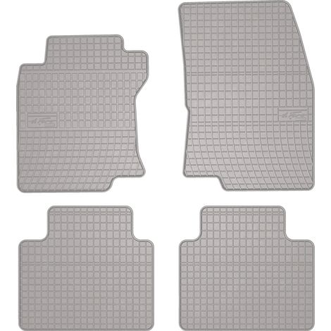 Alfombrillas de goma para coche: Nissan Rogue II SUV (2013-2020) - color gris, ajustadas (1/5)