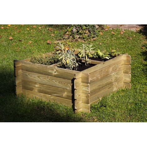 Ortolegno da Appoggio 100x100x42 cm in Legno Bauer