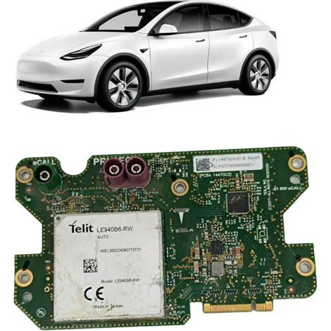 1521914 est applicable à la carte de circuit imprimé de l'écran d'affichage et de l'écran de la console centrale du véhicule Tesla Mode/Y/3. (1/3)