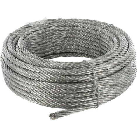 Câble en acier galvanisé 8mm 30m UNIVERSEL WR08030L (1/2)