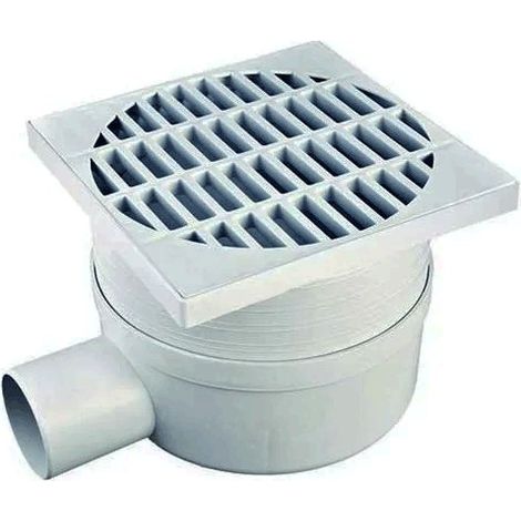 Chiusino telescopico sifonato in pp con scarico laterale : Dimensione - cm 15x15 e scarico Ø50 (1/3)