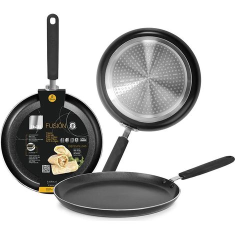 Crepes Pfanne Ibili Fusion silber 22 cm antihaft