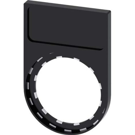 Siemens Dig.Industr. Schildträger flach, schwarz 3SU1900-0AG10-0AA0 10 Stk (1/2)