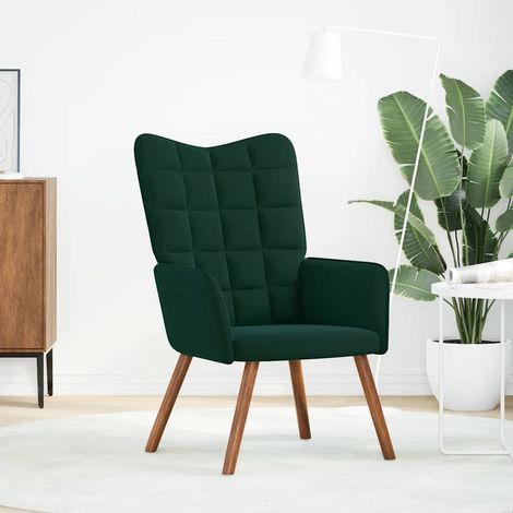 Maison Exclusive - Relaxsessel Dunkelgrün Samt (1/5)