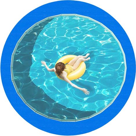 Protection pour Fond de Piscine - Tapis de Protection Ronde Anti - (1/5)