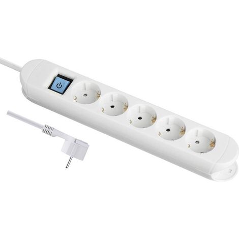 Multiprise maxtrack nv 57-2 wl avec interrupteur éclairé 1,5 m (1/3)