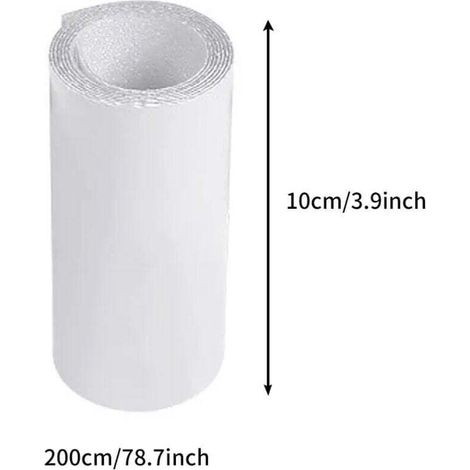 Ruban antidérapant pour escaliers, échelles, intérieur, extérieur, 10 cm x 200 cm, noir
