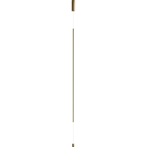 Daisho Suspension Verticale Led 28W 3000K Cri90 Ip20 - Lustre Design En Aluminium Finition Or - Rossini Illuminazione (1/5)