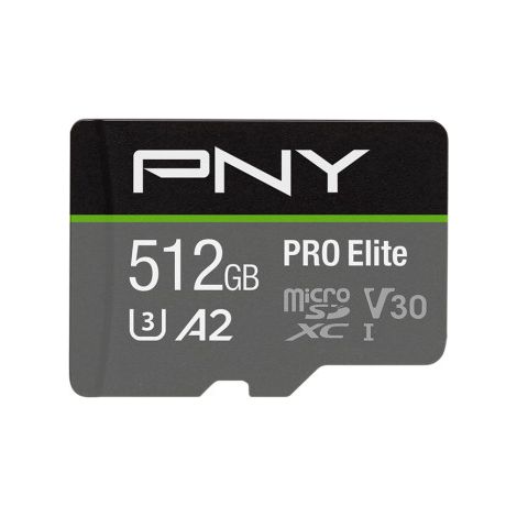 PNY PRO Elite microSDXC 512GB 512 Go Classe 10