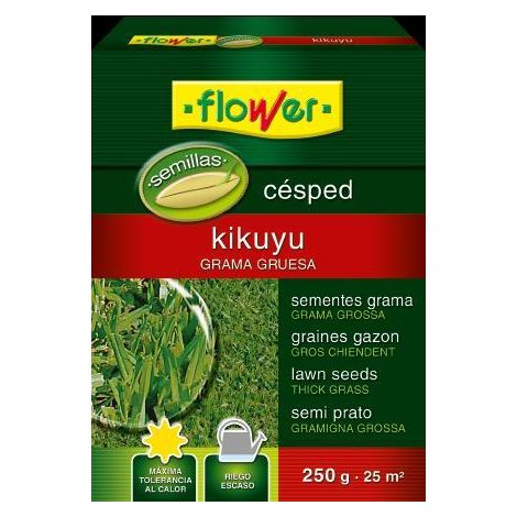 Semilla Kikuyu Grama Gruesa FLOWER - 250 gr.