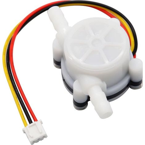 YF-S401 DC 3.5-24V Water Flow Sensor, Hall Effect Sensor, 0.5-5 l/min Flow Meter for Coffee Machines, Suitable for Water Heaters and Card Readers (1/5)