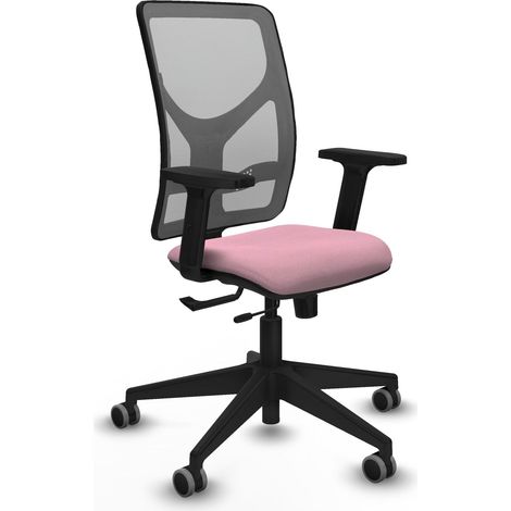 Silla de oficina piqueras y crespo Motilla negro brazos ajustables soporte lumbar (1/2)
