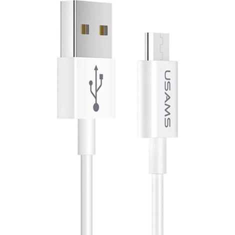 Usams 1m Micro-USB-Kabel Schnellladekabel Weiß