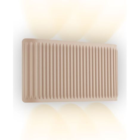 Briloner Akku Wandlampe Dimmbar 17,5x9x4,5 cm Rechteckig 1W 150lm 2700K Warmweiß Touch Beige - Wandleuchte Wohnzimmer Schlafzimmer Flur (1/5)