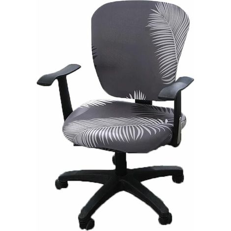 Coprisedia per computer da ufficio, coprisedile estensibile diviso, coprisedile lavabile e rimovibile (1/5)