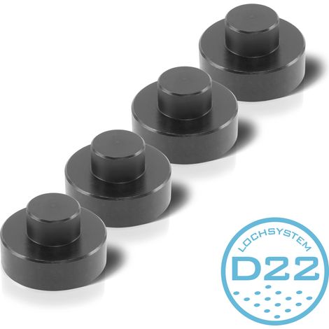 STAHLWERK Distanziali e bulloni di fissaggio  44 x 15 mm set di 4 pezzi impilabili