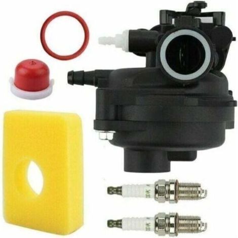 Kits de carburateur pour moteurs de tondeuses à gazon Briggs & Stratton, notamment pour les modèles : 593261, 595656, 591979, 591160, 300E, 450E, 500E, 550EX, 500 (125 cm³, 140 cm³), 08P502, 8P502, 02 (1/4)