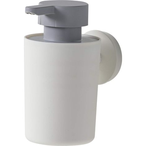 Tiger Urban Dispenser per Sapone Liquido, Acciaio Inox, ABS, Bianco, 6.8 x 12.3 x 10.5 cm (1/4)