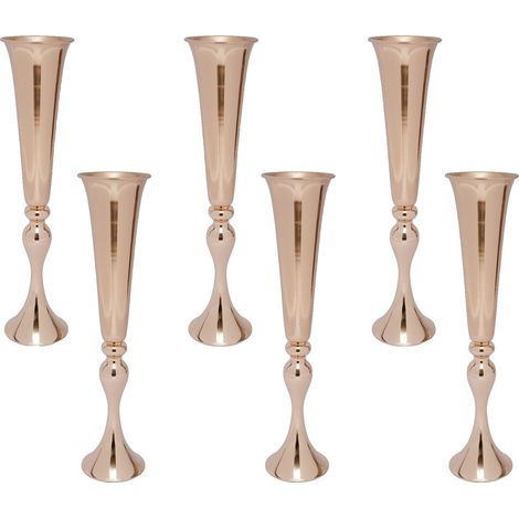 Vase, Design Élégant, Utilisation Polyvalente, Or (1/2)