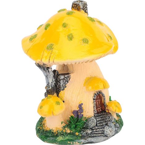 Set di statuine in miniatura di funghi fatati – fai da te per casa delle bambole – ornamento da giardino