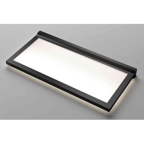 Tablette lumineuse led extraplate 220v - Décor : Aluminium - Longueur : 450 mm - Puissance : 6 W - L&S (1/6)