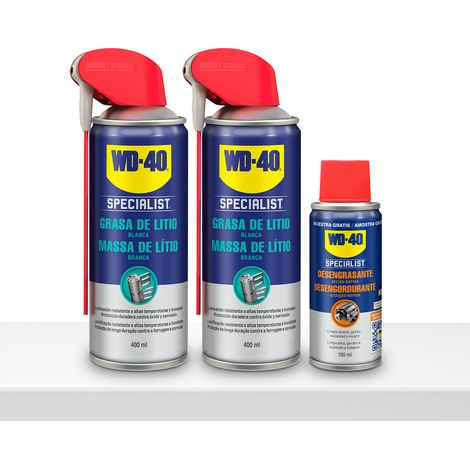 Bipack Specialist Grasa blanca litio en Spray 400ml + Muestra desengrasante 100ml de regalo