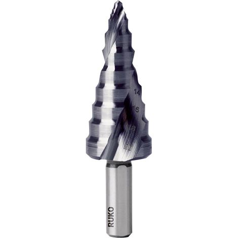 RUKO ULTIMATECUT Stufenbohrer HSS RUnaTEC con punta FLOWSTEP® Gr.1 - 101651P (1/5)