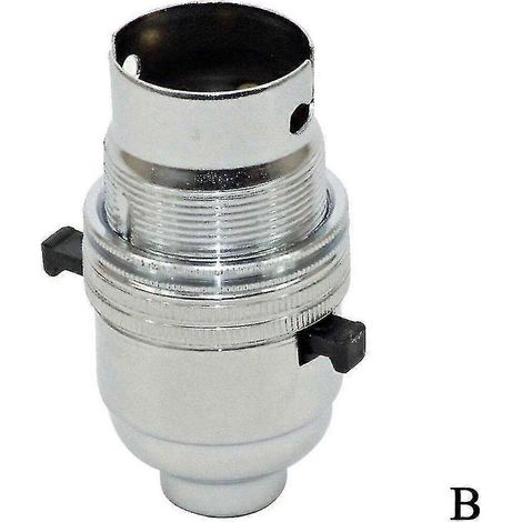 Douille à interrupteur en laiton pour ampoule B22 à baïonnette I2q5 (1/5)