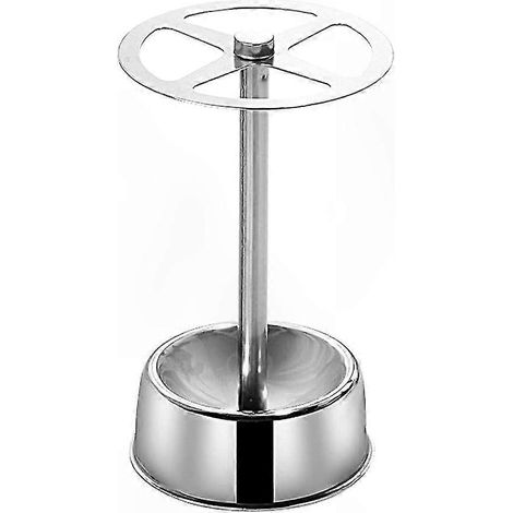 Wandmontierter Zahnbürstenhalter mit 4 Fächern aus gebürstetem Edelstahl, Organizer für Bad und Waschtisch, vielseitige Aufbewahrungsmöglichkeit für den Waschtisch, elegante Metalloberfläche, praktisc (1/5)