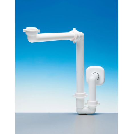 Lira - Sifone salvaspazio da 1" 1/4 Ø32/40 per lavabo - Articolo: A.1115.01 (1/4)