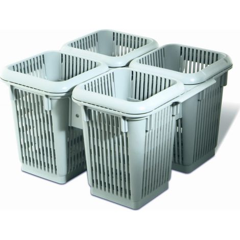 Casier à Couverts à Lave-vaisselle à Capot - 4 Cases - 600 x 500 - Nosem