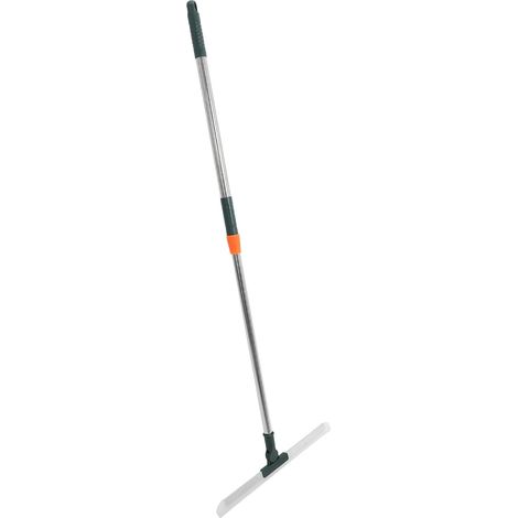 Raclette à Vitre en Silicone 36 Cm Tête Pivotante à 180 Degrés, Manche Long en Acier Inoxydable, Cuisine et Murs, Nettoyage Facile et Polyvalent (1/5)