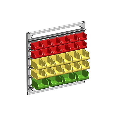 kaiserkraft Scaffale a muro con cassettine alt x largh 670 x
