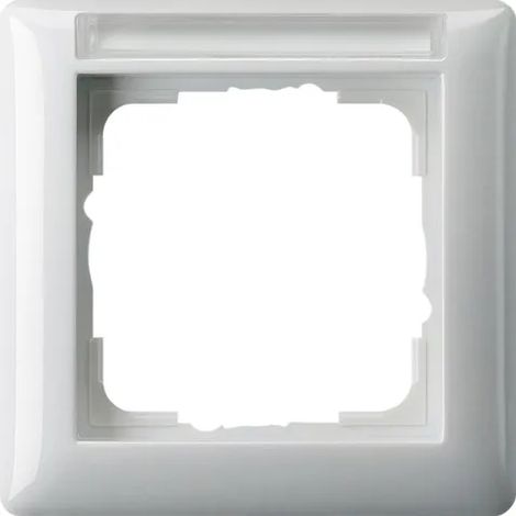 Gira Marco embellecedor 1ve BSF Standard 55 Blanco puro [109103], 1091 03