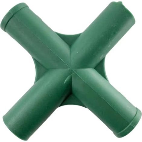 Connecteur de Structure de Serre - 19 mm - Pour Tubes en PVC ou Métal - Vert - 8 Pièces (1/3)