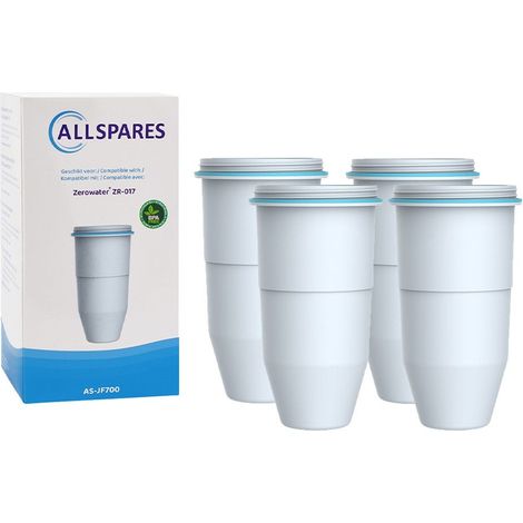 Filtro per l'acqua AllSpares (4x) adatto a tutte le caraffe per l'acqua Zerowater Filtro di ricambio per ad esempio ZW-5317, ZR-017 (filtri PFAS) (1/5)