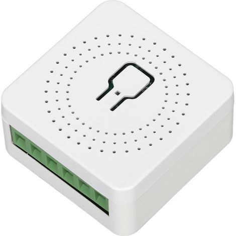 Tragbarer 16A Wi-Fi-Schalter mit Sprachsteuerung über App und Miniaturfernbedienung mit Doppelfunktion für die Tuya-App (AC100-240V). (1/5)