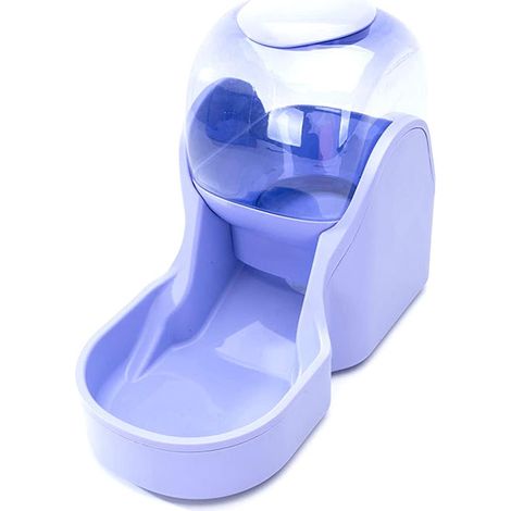 1 Distributeur eau et croquettes, Capacité 3,8 L et 1,5 kg, Plastique alimentaire, Gravité, Chien Chat (1/5)