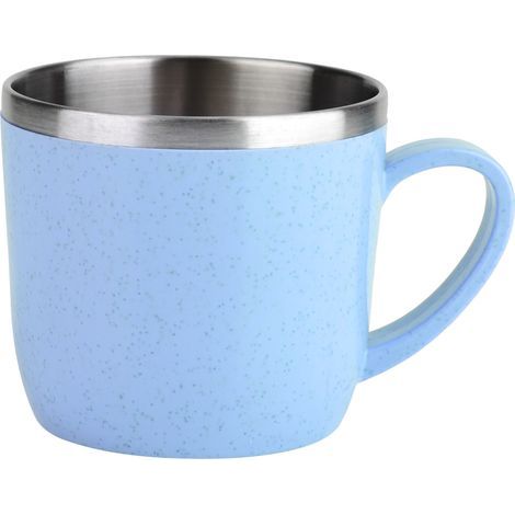 Gobelet en Acier Inoxydable avec Paille Réutilisable pour Boissons Chaudes et Froides (Vert) (1/4)